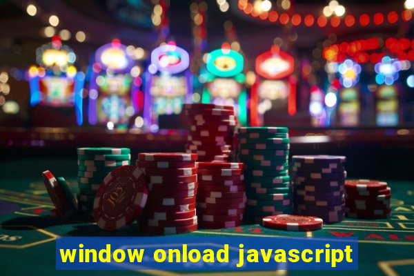 window onload javascript